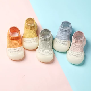 รองเท้าเด็กหัดเดิน รองเท้าเด็ก ตาข่าย พื้นยาง รุ่นระบายอากาศได้ดี Size 11.5-13.5 cm