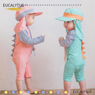 Eutus ชุดว่ายน้ํา หมวกอาบน้ํา แบบแห้งเร็ว สําหรับเด็ก