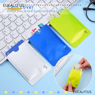 Eutus เคสป้องกันเครื่องอ่านบัตรเครดิต บัตรเครดิต ป้องกันการขโมย 5 ชิ้น