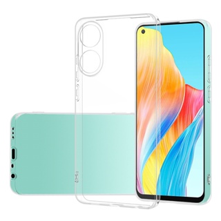 สําหรับ Oppo A78 4G 6.43 นิ้ว บาง คริสตัล ใส นิ่ม TPU เคสด้านหลัง ป้องกัน ผิว กล้อง เคสป้องกัน