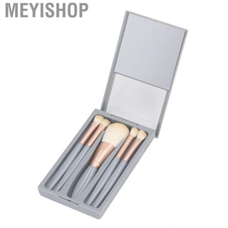 Meyishop Small Cosmetic Brushes Set  Skin Friendly Compact Mini Makeup Brush 5Pcs for Daily