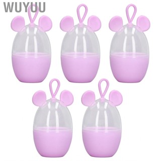 Wuyuu Makeup Sponge Holder Thick Plastic Box for Office