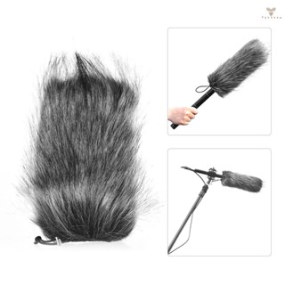 Fw Universal Professional Microphone Furry Windscreen Flexible Mount Fur Windshield for Rode VMGO Video Mic GO, VideoMic Pro, Micro for TAKSTAR SGC-598 598 for  EMC965 NV1 XM1