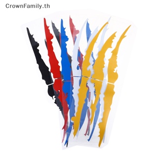 [CrownFamily] สติกเกอร์สะท้อนแสง ลายกรงเล็บมอนสเตอร์ สําหรับติดตกแต่งไฟหน้ารถยนต์ [TH]