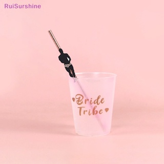 Ruisurshine หลอดดูดน้ํา สําหรับผู้ใหญ่ 6 ชิ้น