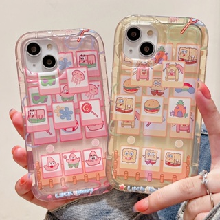 Yiki|เคสโทรศัพท์มือถือแบบนิ่ม TPU ลายการ์ตูนสพันจ์บ็อบ สําหรับ Samsung S23 Ultra S23 S22 Plus S21 Ultra S20 S21 FE S10