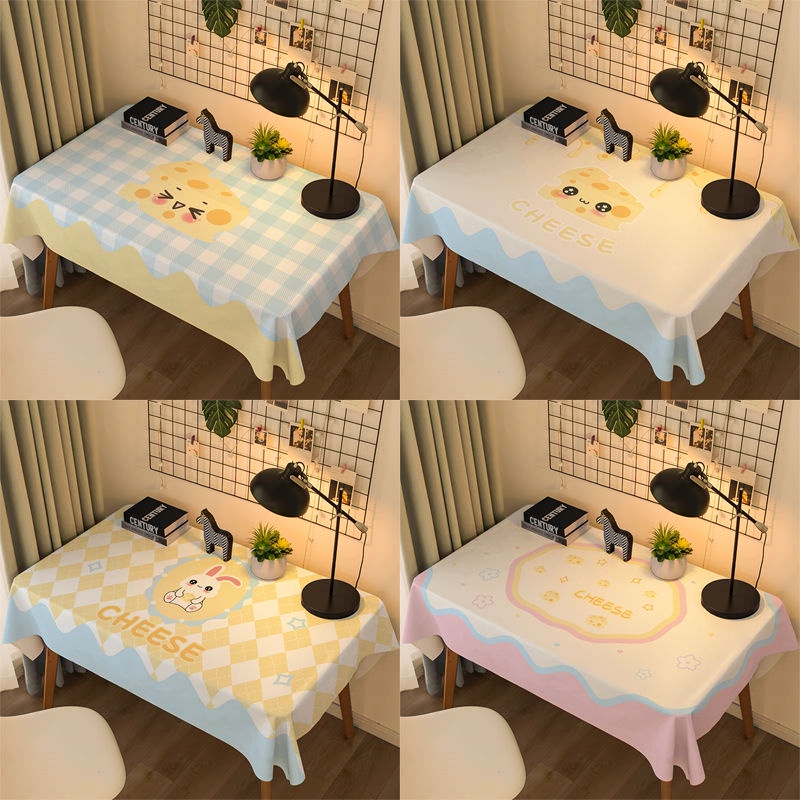 Table Cloths 131 บาท Williya丨ใหม่น่ารักผ้าปูโต๊ะห้องภาพพื้นหลังผ้าในบ้านการ์ตูนชีสผ้าปูโต๊ะมูลค่าสูง Home & Living