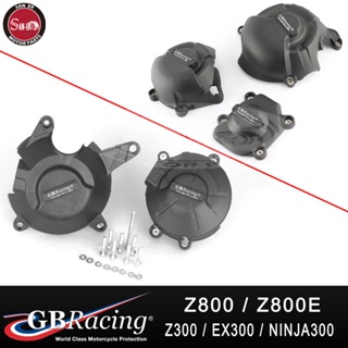 G GBRACING ฝาครอบด้านข้างเครื่องยนต์ ไนล่อน สําหรับ Kawasaki Z800E Z800