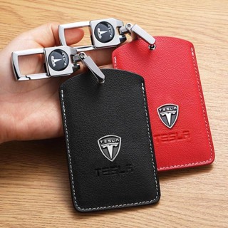 Tesla กระเป๋าใส่กุญแจรีโมตคอนโทรล อัจฉริยะ เหมาะสําหรับ Model 3 Model Y Card Type Creative Key Protection Bag