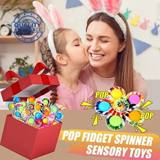 ของเล่น Fidget Toy Pop It Swivel เรืองแสง แบบพกพา Y4R4