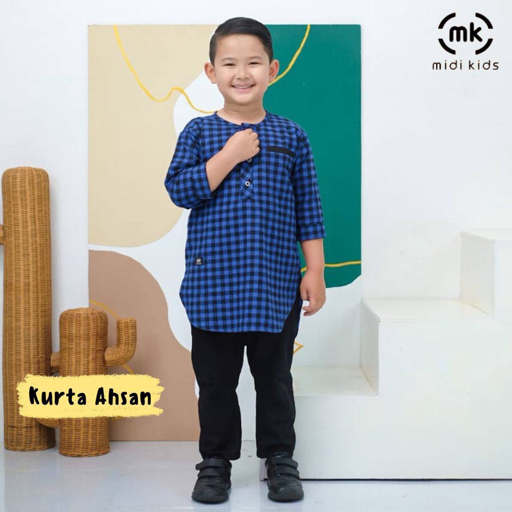 Ahsan Midikids Kurta Set