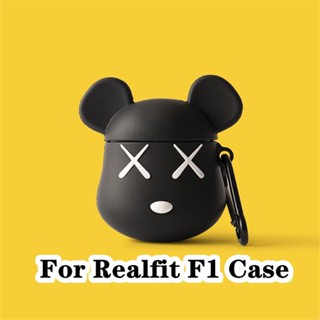 【ของแท้】เคสหูฟัง แบบนิ่ม ลายการ์ตูน สําหรับ Realfit F1 Realfit F1