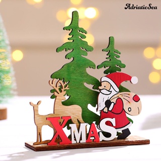 [COD]☃ต้นคริสต์มาส กวาง ซานต้า DIY งานฝีมือ ไม้ เดสก์ท็อป ตกแต่ง เครื่องประดับ แสดงคริสต์มาส