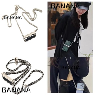 Banana1 สายโซ่คล้องโทรศัพท์มือถือ แบบปรับได้ ถอดออกได้ สําหรับสมาร์ทโฟน