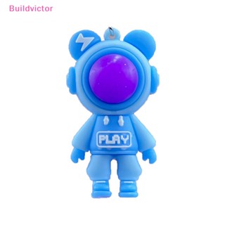 Buildvictor พวงกุญแจ PVC จี้รูปหมีน่ารัก หลากสี แฮนด์เมด DIY สําหรับผู้หญิง TH