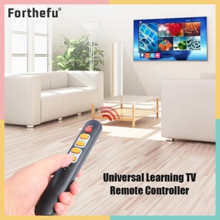 ★ Forthefu ★  รีโมทควบคุม 6 ปุ่ม สีเหลือง สําหรับกล่องทีวี STB DVD DVB -au