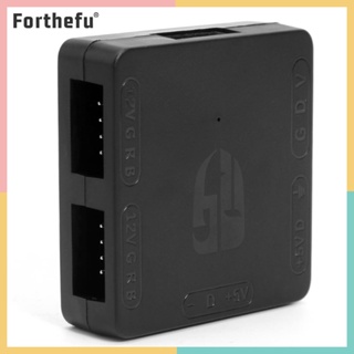 ★ Forthefu ★  อะแดปเตอร์แปลงไฟเมนบอร์ด RGB 5V 3 Pin เป็น 12V 4 Pin RGB HUB 5V RGB เป็น 12V RGB สําหรับคอมพิวเตอร์ PC