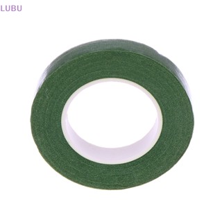 Lubu ใหม่ เทปกระดาษกราฟฟิก ลายดอกไม้ สีเขียว มีกาวในตัว 30 เมตร DIY