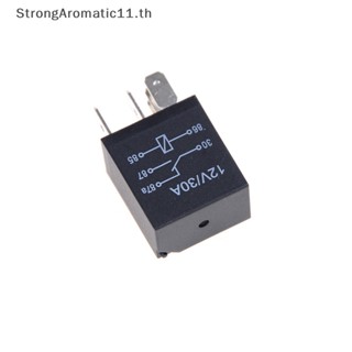 Strongaromatic รีเลย์ DC 12V 5 Pins 30A สําหรับรถยนต์ จักรยาน