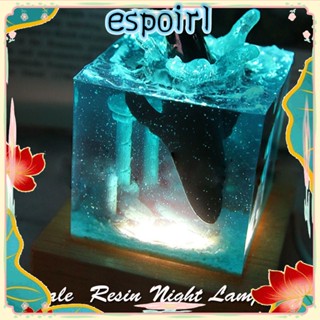 โคมไฟกลางคืน ESPO Beluga Ocean ของขวัญ สําหรับตกแต่งบ้าน