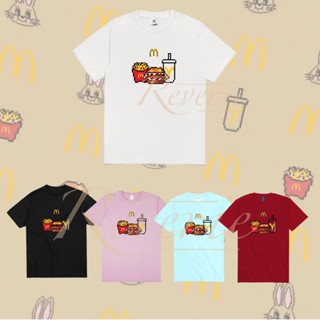 Kaos MCD X NEWJEANS MEAL SET BAJU เสื้อยืดยีนส์ MCDONALDS HYEIN HAERIN MINJI DANIELLE HANNI KPOP IDOL แฟชั่น สําหรับใส่อ