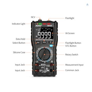 Tmt MESTEK มัลติมิเตอร์ดิจิทัล วัดแรงดันไฟฟ้า AC DC 10000 ครั้ง วัดอุณหภูมิ และความชื้น NCV