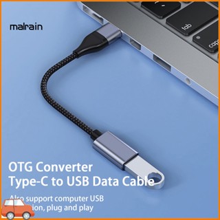 [Ma] Otg อะแดปเตอร์แปลงสายเคเบิ้ล ความเร็วสูง 2-in-1 Type-C เป็น USB อุปกรณ์เสริม สําหรับโทรศัพท์มือถือ