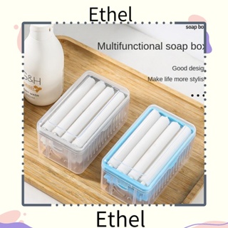 Ethel1 ชั้นวางของ จานสบู่ โฟมอาบน้ํา แบบแฮนด์ฟรี สําหรับเดินทาง บ้าน