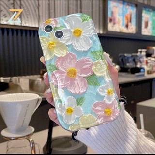 เคสโทรศัพท์มือถือ ซิลิโคน ลายภาพวาดสีน้ํามัน รูปดอกไม้ สําหรับ Realme C53 C33 C55 C35 C30 Realme 10 4G Realme C21Y C25Y Realme C15 C25 5S 5I C2 Narzo 50A Prime Narzo N55