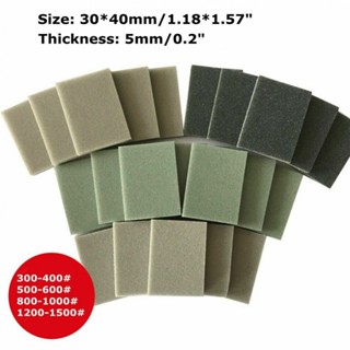 ⚡NEW 8⚡Sandpaper Sponge Pads Polishing Sanding Block Wet Dry Fine Coarse Grit Durable