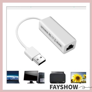 Fay สายเคเบิลแปลง สําหรับ Nintend Switch Ethernet Computer Peripherals USB 2.0 to RJ45 Type-C to RJ45