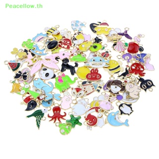 Peacellow จี้รูปสัตว์ สําหรับทําเครื่องประดับ สร้อยคอ สร้อยข้อมือ DIY 80 ชิ้น