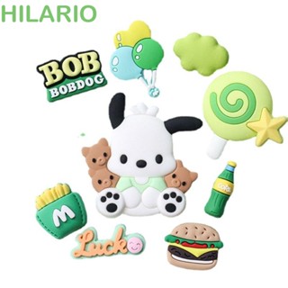 Hilario กิ๊บติดผม ลายการ์ตูนสุนัข 3D DIY อุปกรณ์เสริม สําหรับของขวัญ เครื่องประดับ ตุ๊กตา 5 ชิ้น