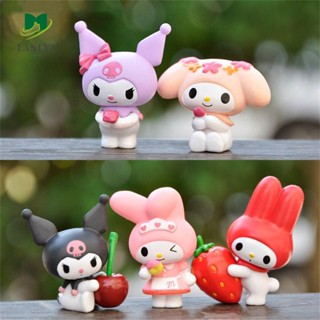 Alanfy โมเดลฟิกเกอร์ Kuromi Pachacco My Melody ขนาดเล็ก ของเล่นสําหรับเด็ก