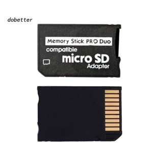 &lt;Dobetter&gt; อะแดปเตอร์การ์ดเกม 8 16 32G รองรับ TF เป็น Micro SD MS สําหรับ Sony PSP