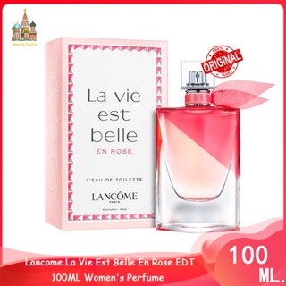 ♦จัดส่งที่รวดเร็ว♦ Lancome La Vie Est Belle En Rose EDT 100ML Womens Perfume น้ำหอมผู้หญิง