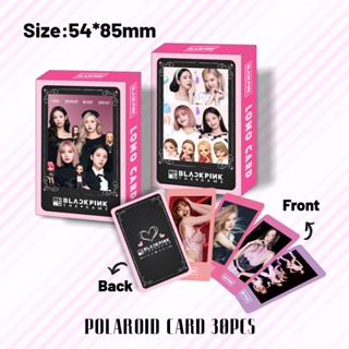 อัลบั้มรูปโพลารอยด์ Blackpink สองด้าน 30 ชิ้น ต่อกล่อง 2023