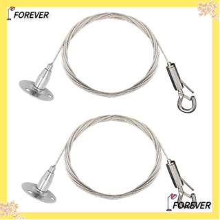 Forever ชุดสายเชือกแขวนหน้าจอ LED ปรับได้ 2 เมตร X1.5 มม. 2 ชิ้น