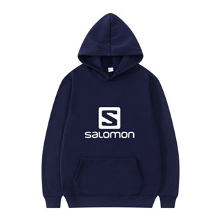 ใหม่ Sal0m0 เสื้อกันหนาว เสื้อฮู้ดดี้ แบบสวมหัว สตรีท สุดเท่ แฟชั่นคู่รัก สําหรับผู้ชาย ผู้หญิง