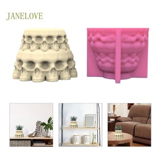 Jlove แม่พิมพ์ รูปหัวกะโหลกฮาโลวีน สําหรับตกแต่งบ้าน DIY