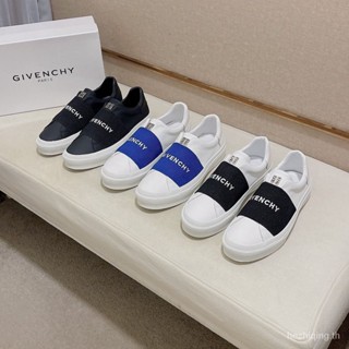 Givenchy รองเท้าผ้าใบ กันลื่น สีขาว สําหรับผู้ชาย ON19