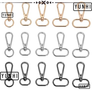 YUNHI 1 ชิ้น สายคล้องกระเป๋า หัวเข็มขัด เครื่องประดับ ทํา DIY พวงกุญแจ แยกแหวน ปลอกคอ คาราบิเนอร์ สแน็ป