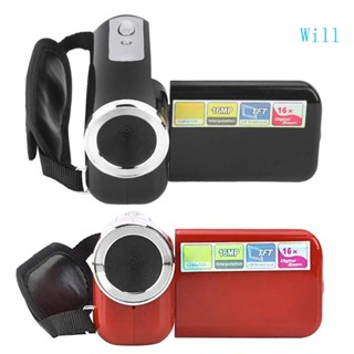 Will กล้องดิจิทัล 2 0 นิ้ว รองรับ 32GB ซูมได้ 16x Mini DV สําหรับเด็ก