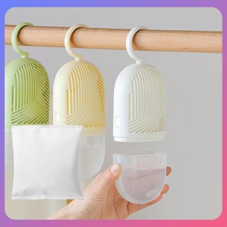 ☛ Closet Dehumidifier Moisture-proof Mildew-proof Desiccant Multi-functional Hangable Dehumidifier Bag With Water Collector srlive