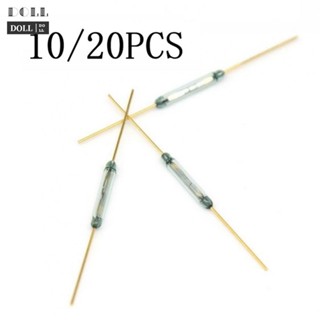 ⭐24H SHIPING ⭐Reed Switch -60℃~+155℃ 10pcs 14*2mm Gold Foot-green Tube Silver Foot-green Tube