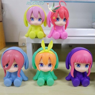 Mxmio ฟิกเกอร์ อนิเมะ Nakano Miku Action Figurine Nakano Miku Gotoubun No Hanayome The Quintessential Quintuplets สําหรับตกแต่ง