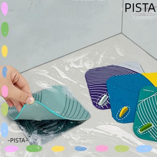 Pista ฝาครอบท่อระบายน้ําชั้น ห้องน้ํา อุปกรณ์ซีล ซิลิโคน กรองผม อ่างล้างจาน สําหรับห้องครัว ห้องน้ํา