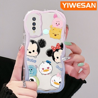 เคสโทรศัพท์มือถือ แบบใส กันกระแทก ลายการ์ตูนมิกกี้ มินนี่เมาส์น่ารัก สีสันสดใส สําหรับ VIVO Y19 Y5s