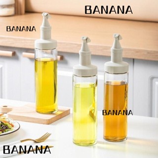 Banana1 ขวดแก้วใส่น้ําส้มสายชู น้ํามันมะกอก ขนาดใหญ่ 500 มล. พร้อมฝาปิด ไม่หยด