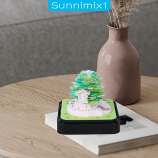 [Sunnimix1] แผ่นกระดาษแกะสลัก 3D พร้อมไฟ DIY